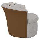 Kit 2 Poltronas Decorativas Sala De Estar Redonda Rubia M22 L