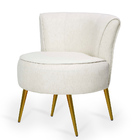 Kit 2 Poltronas Decorativas Sala Estar Pé Palito New Bronze O