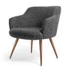 Kit 2 Poltronas Decorativas Sala Estar Pés Palito New Cobre J