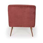 Kit 2 Poltronas Decorativas Sala Pés Palito New Cobre Marrie