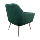 Kit 2 Poltronas Decorativas Versalhes Pés Palito Champagne Ve