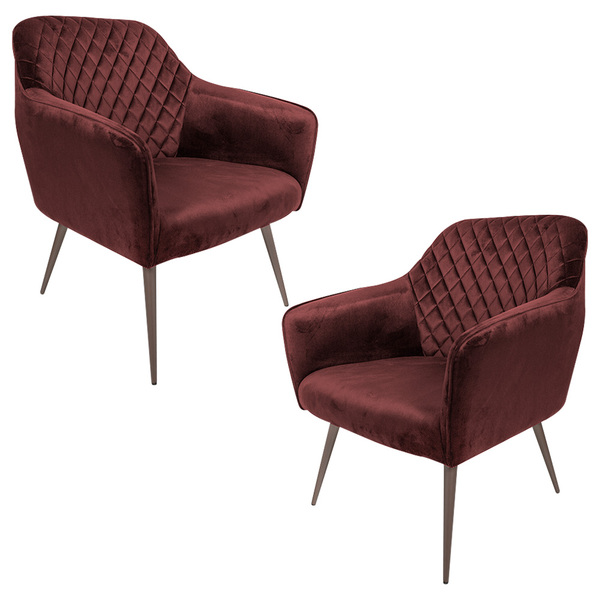 Kit 2 Poltronas Decorativas Versalhes Pés Palito Champagne Ve