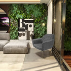 Kit 2 Poltronas Decorativas Versalhes Pés Palito Gold Veludo