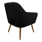 Kit 2 Poltronas Decorativas Versalhes Pés Palito Madeira Velu