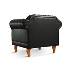 Kit 2 Poltronas Duque Chesterfield Yescasa Preto