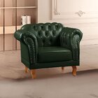 Kit 2 Poltronas Duque Chesterfield Yescasa Verde
