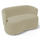 Kit 2 Poltronas E 1 Namoradeira Aisha Orgânica Composê Sintét