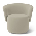 Kit 2 Poltronas E 1 Namoradeira Aisha Orgânica Suede Bege - D