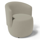 Kit 2 Poltronas E 1 Namoradeira Aisha Orgânica Suede Bege - D