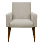 Kit 2 Poltronas E Puff Redondo Repecção Nina Suede Herrero Be