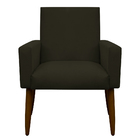 Kit 2 Poltronas E Puff Redondo Repecção Nina Suede Herrero Ma