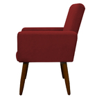 Kit 2 Poltronas E Puff Redondo Repecção Nina Suede Herrero Ve