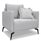 Kit 2 Poltronas E Sofá Living 2 Lugares 1 60m Sirius Linho Pé