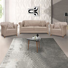 Kit 2 Poltronas E Sofá Living 2 Lugares 1 60m Vênus Linho Are