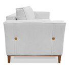 Kit 2 Poltronas E Sofá Living 2 Lugares 1 70m Vega Linho Pés