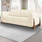 Kit 2 Poltronas E Sofá Living 2 Lugares 1 80m Lottus Linho Pé