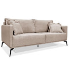 Kit 2 Poltronas E Sofá Living 2 Lugares 1 80m Sirius Linho Ar