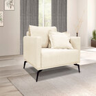 Kit 2 Poltronas E Sofá Living 2 Lugares 1 80m Sirius Linho Be