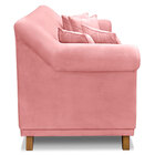 Kit 2 Poltronas E Sofá Living 2 Lugares 1 80m Vênus Veludo Pé