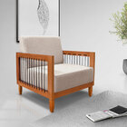 Kit 2 Poltronas E Sofá Living 2 Lugares Marilia 1 60m Linho B