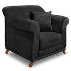 Kit 2 Poltronas E Sofá Living 3 Lugares 2 00m Vênus Veludo Pr