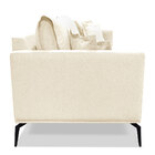 Kit 2 Poltronas E Sofá Living 3 Lugares 2 20m Sirius Linho Be