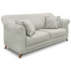 Kit 2 Poltronas E Sofá Living 3 Lugares 2 20m Vênus Veludo Ci