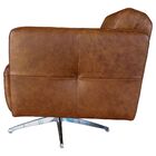 Kit 2 Poltronas Giratória Para Sala De Estar Astana Couro Car