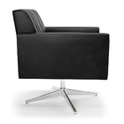 Kit 2 Poltronas Giratória Viena Gomada Corano Base Cromada D0