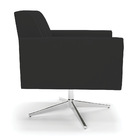 Kit 2 Poltronas Giratória Viena Gomada Veludo Base Cromada D0