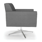 Kit 2 Poltronas Giratória Viena Gomada Veludo Luxo Base Croma