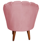 Kit 2 Poltronas Infantis Decorativa Sala De Estar Pétala Velu