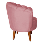 Kit 2 Poltronas Infantis Decorativa Sala De Estar Pétala Velu