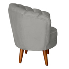 Kit 2 Poltronas Infantis Decorativa Sala De Estar Pétala Velu