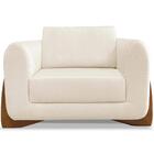 Kit 2 Poltronas Jolie 1 Lugar Pes Boomerang Linho Ezz