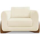 Kit 2 Poltronas Jolie 1 Lugar Pes Boomerang Linho Ezz