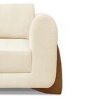 Kit 2 Poltronas Jolie 1 Lugar Pes Boomerang Linho Ezz