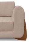 Kit 2 Poltronas Jolie 1 Lugar Pes Boomerang Linho Ezz