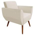 Kit 2 Poltronas Jolly Amamentação E Descanso Veludo Creme Kas