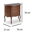 Kit 2 Poltronas King Capitonê E Aparador Meia Lua