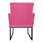 Kit 2 Poltronas Klara Sala Base Metálica Preta Corano - Valli