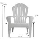 Kit 2 Poltronas Miami Branca