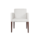 Kit 2 Poltronas Nina Executiva Em Tecido Sintético  - Branco