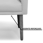 Kit 2 Poltronas Nina Lisa Suede Amarelo - Meu Lar Decorações