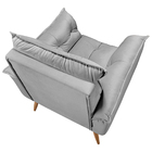 Kit 2 Poltronas Opala Pés Palito Decorativa Sala E Quarto Vel