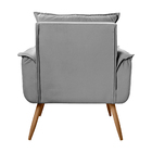 Kit 2 Poltronas Opala Pés Palito Decorativa Sala E Quarto Vel