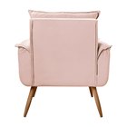 Kit 2 Poltronas Opala Pés Palito Decorativa Sala E Quarto Vel