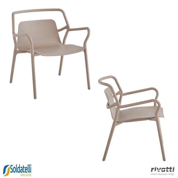 Kit 2 Poltronas Outdoor Enjoy Uv Empilhável Várias Cores - Ri