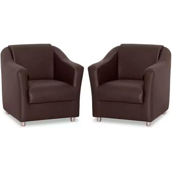 Kit 2 Poltronas Para Escritório E Salão De Beleza Luiza Sinté