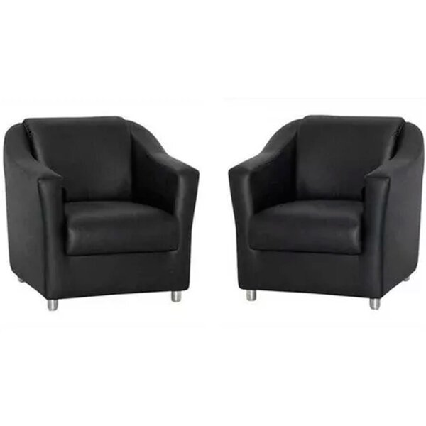 Kit 2 Poltronas Para Escritório E Salão De Beleza Luiza Sinté